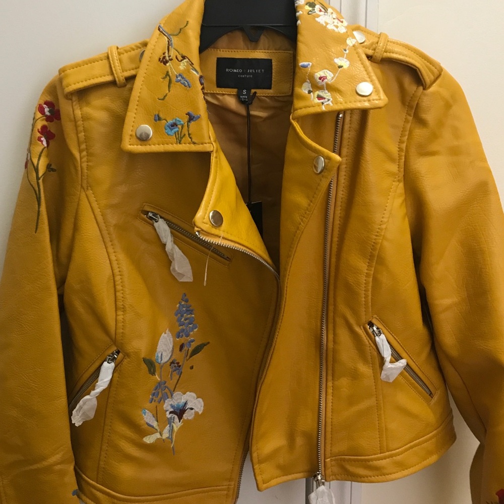 Romeo+Juliet Couture leather jacket